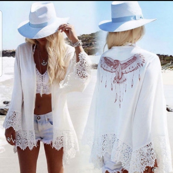 SOLD OUT!!! Sexy Boho Swim Cover Up` - Picture 4 of 4